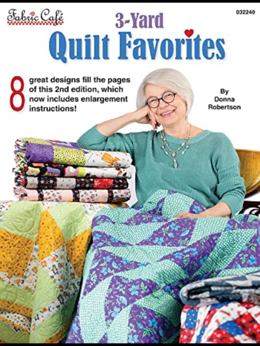 3-Yard Quilt Favorites Pattern Book Donna Robertson 8 Designs